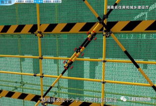 懸挑腳手架搭設(shè)安全標準化做法演示（3D精品動畫解說）